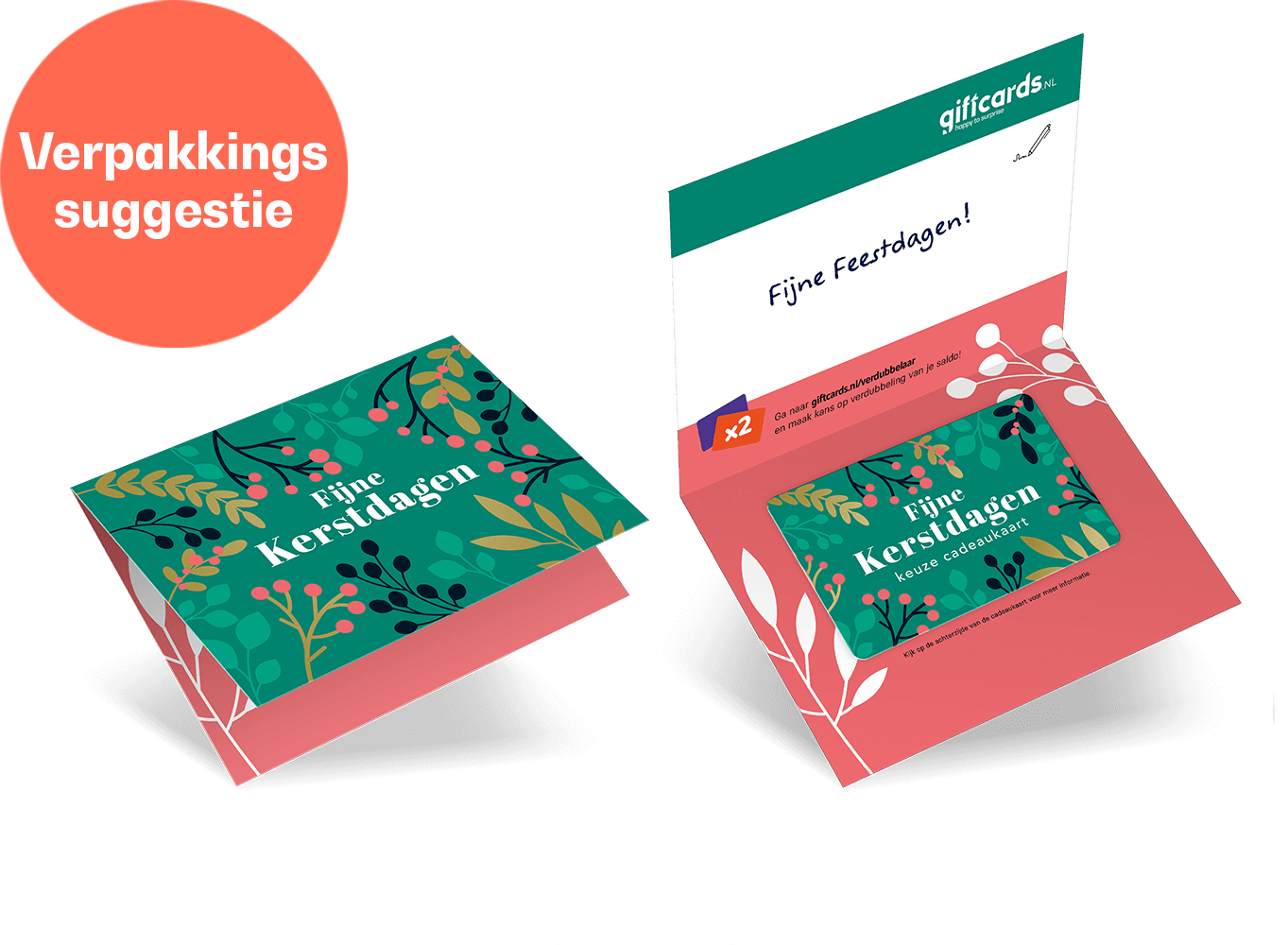 Cadeau Envelop Fijne Kerstdagen